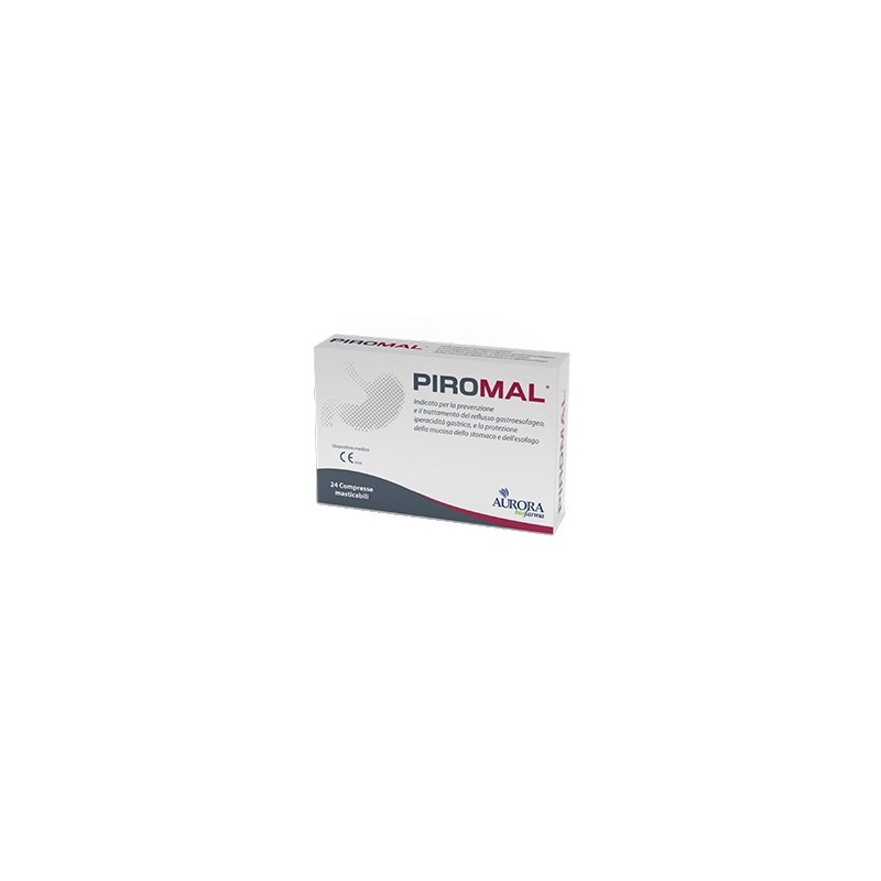 Piromal per Reflusso e Acidità di Stomaco 24 Compresse Piromal per Reflusso e Acidità di Stomaco 24 Compresse