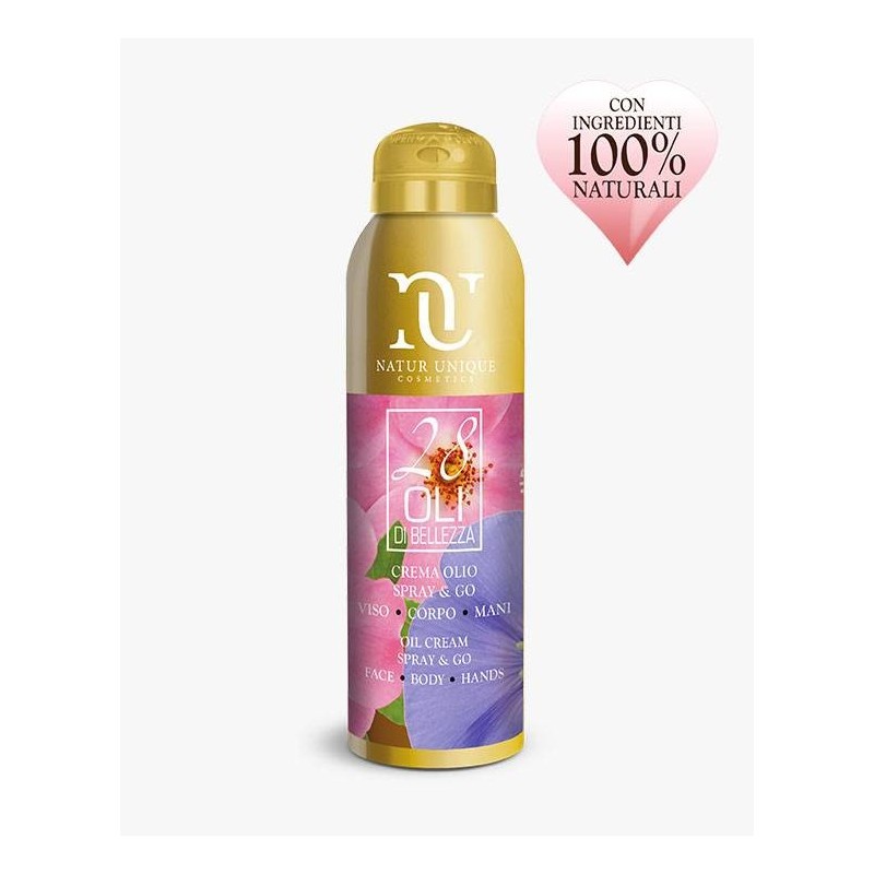 Natur Unique 28 Oli Spray & Go Olio Corpo Idratante per Pelle Morbida e Luminosa 150ml Natur Unique 28 Oli Spray & Go Olio Corpo Idratante per Pelle Morbida e Luminosa 150ml