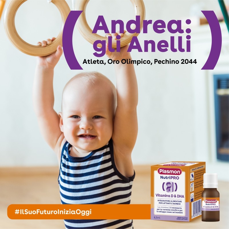 Plasmon NutriPRO Vitamina D & DHA per Crescita Flacone 7,82 g Plasmon NutriPRO Vitamina D & DHA per Crescita Flacone 7,82 g