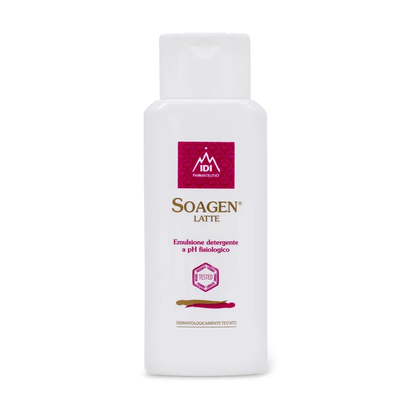 Idi Farmaceutici Soagen Latte Detergente Viso per Pelle Sensibile 400ml