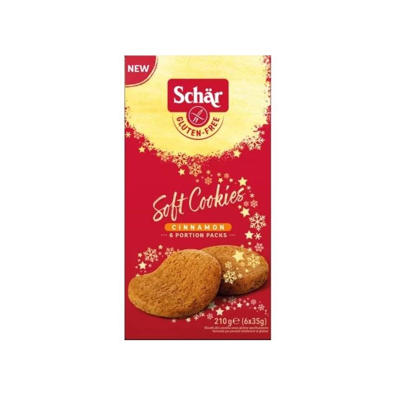 Schar Soft Cookie Cinnamon biscotti morbidi senza glutine alla cannella 210 g