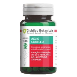 Formato di Giubileo Botanicals Integratore di Aglio per Regolare la Pressione 50 Capsule