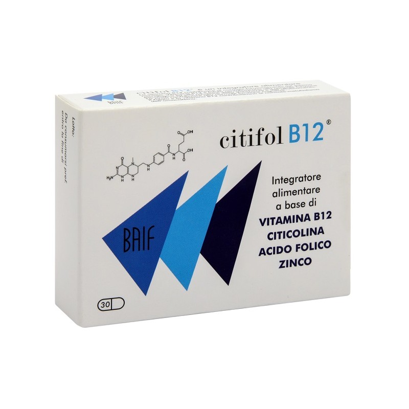 Citifol B12 Integratore per Sistema Nervoso e Memoria 30 Compresse