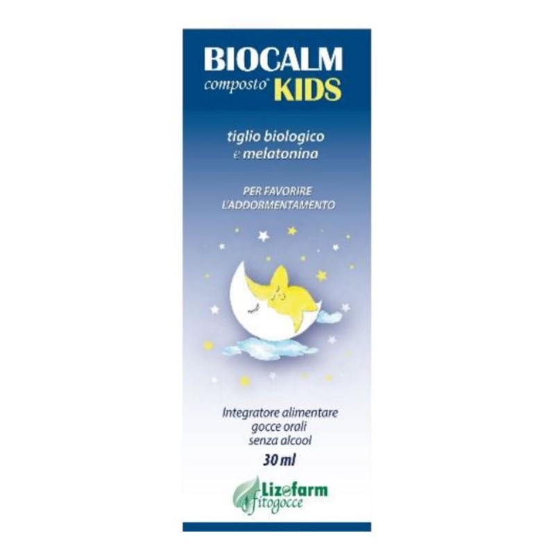 Biocalm Composto Kids Integratore per Favorire il Sonno e Rilassamento dei Bambini 30 ml Biocalm Composto Kids Integratore per Favorire il Sonno e Rilassamento dei Bambini 30 ml