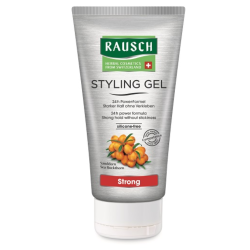 flacone di Rausch Styling Gel per Capelli Tenuta Forte 24h 150ml flacone di Rausch Styling Gel per Capelli Tenuta Forte 24h 150ml