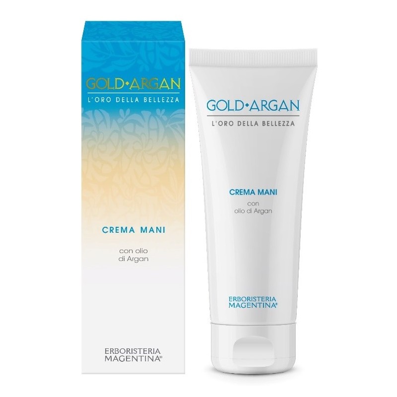 Erboristeria Magentina Argan Gold Crema Mani nutriente per mani secche e screpolate 75ml Erboristeria Magentina Argan Gold Crema Mani nutriente per mani secche e screpolate 75ml