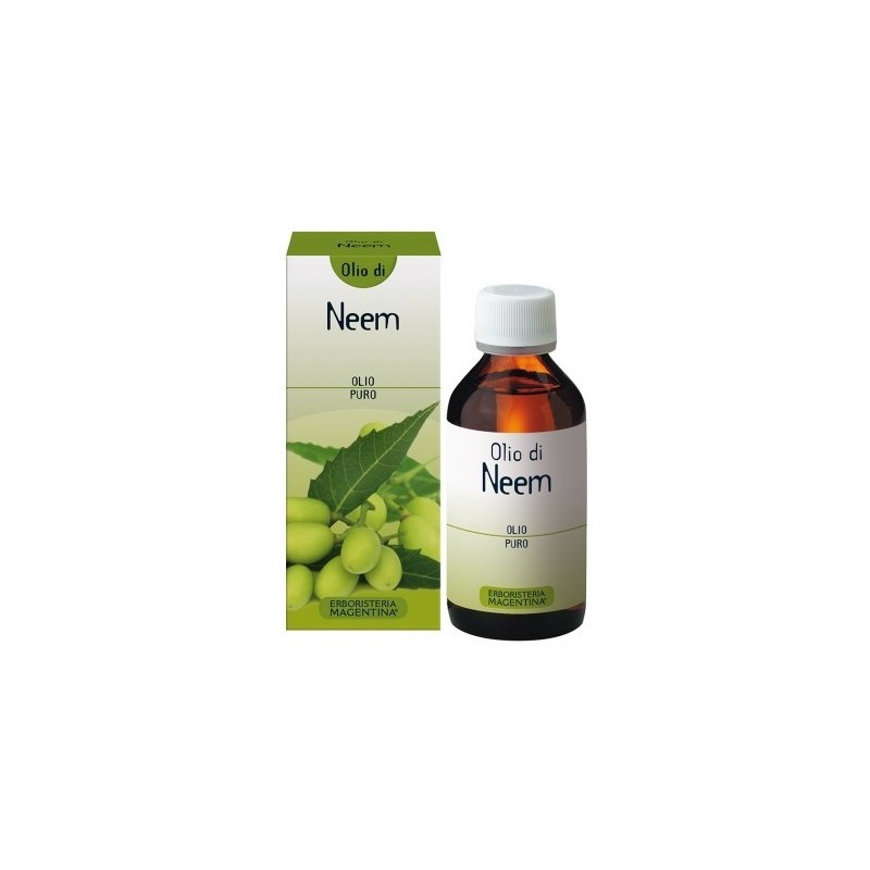 Erboristeria Magentina Neem Olio Vegetale per Pelle e Capelli 100ml: Idratazione, Purificazione e Protezione Naturale