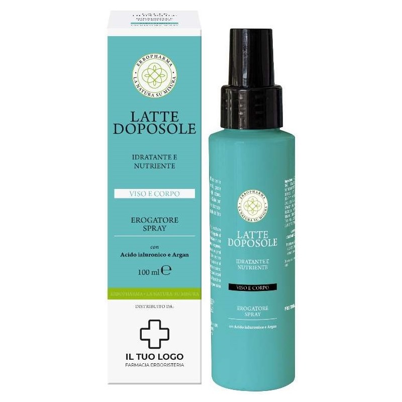 Erboristeria Magentina Erbopharma Latte Doposole Spray idratante per pelle lenita e abbronzatura prolungata 100ml Erboristeria Magentina Erbopharma Latte Doposole Spray idratante per pelle lenita e abbronzatura prolungata 100ml