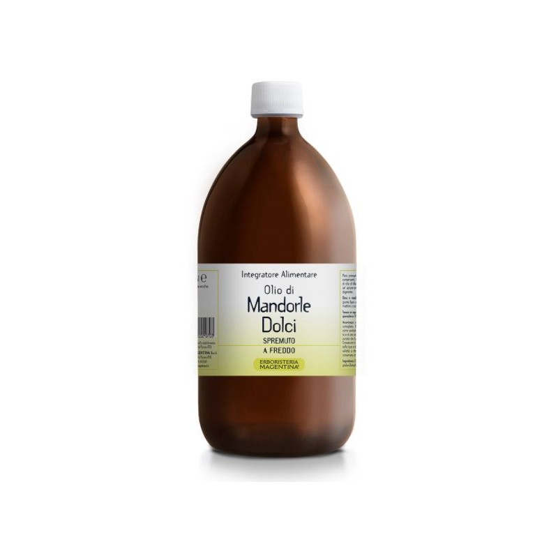 Erboristeria Magentina Mandorle Dolci Olio Vegetale per Benessere Digestivo 1000ml