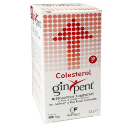 confezione di GinPent Colesterolo Integratore per Colesterolo 120 Capsule