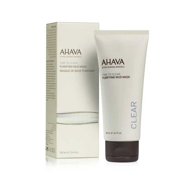 Ahava Time to Clear Purifying Mud Mask maschera viso purificante 100ml
