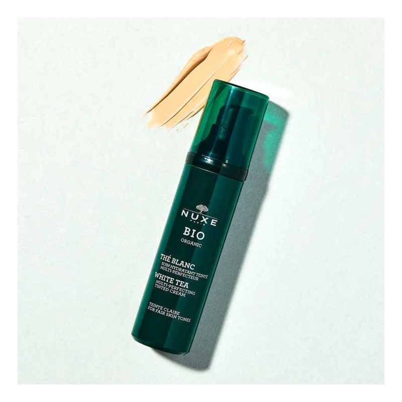 Nuxe Idratazione Bio Attiva Crema Idratante Colorata Chiara per Idratazione e Incarnato Uniforme 50ml