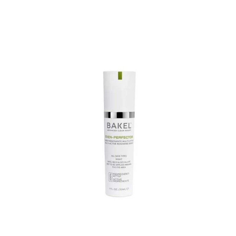 Bakel Even-Perfector Siero Rinnovante Multi-attivo Viso per Imperfezioni e Pori 30ml