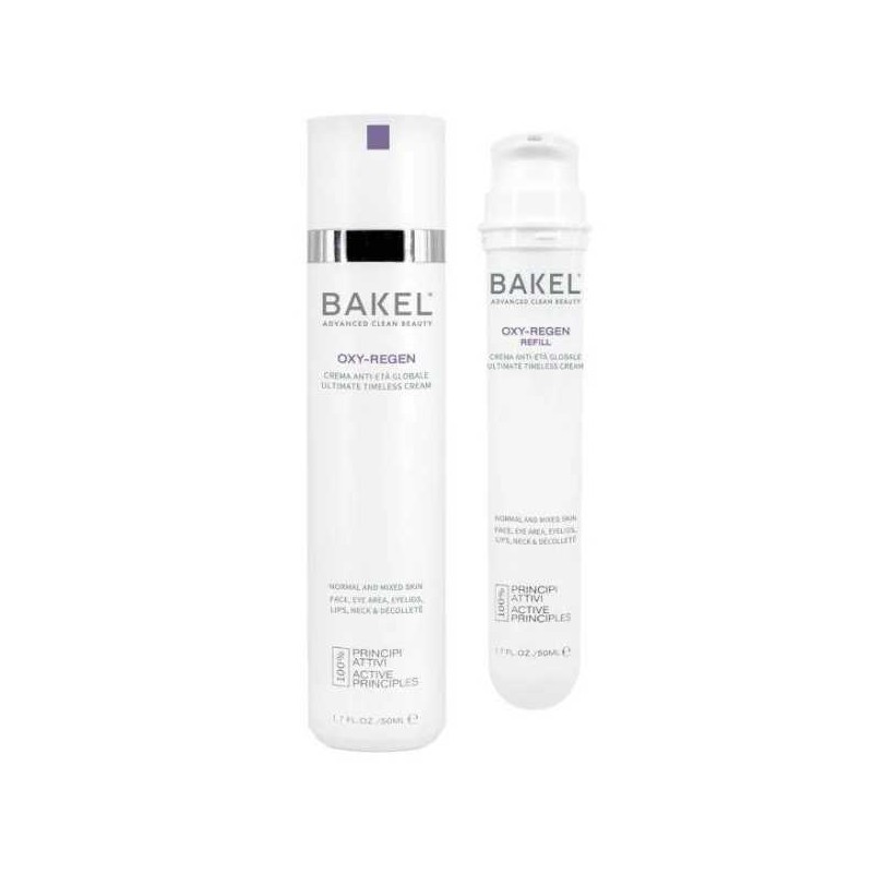 Bakel Oxy-Regen crema anti-età globale viso con refill 50ml