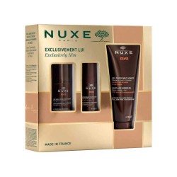 Nuxe Cofanetto di Bellezza Uomo Routine Men per Cura Completa della Pelle 3 Prodotti