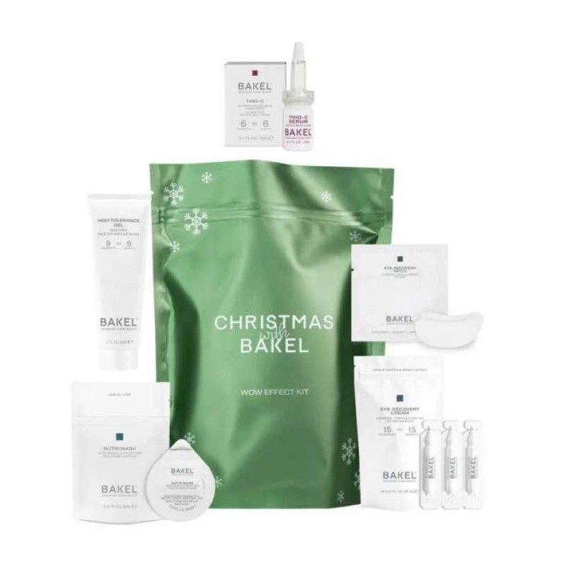 Bakel Cofanetto di Bellezza Christmas Wow Effect kit viso e occhi 50ml+3ml+8ml+3x1ml+2 patches