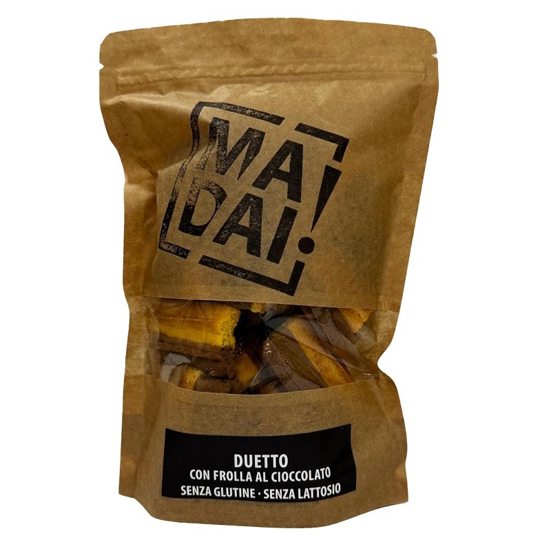 Madai Duetto Cacao e Vaniglia biscotti senza glutine e lattosio 220 g Madai Duetto Cacao e Vaniglia biscotti senza glutine e lattosio 220 g