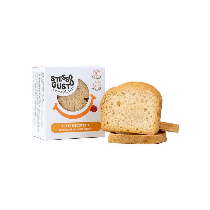 Stesso Gusto Fette Biscottate senza Glutine per Colazione 100 g Stesso Gusto Fette Biscottate senza Glutine per Colazione 100 g