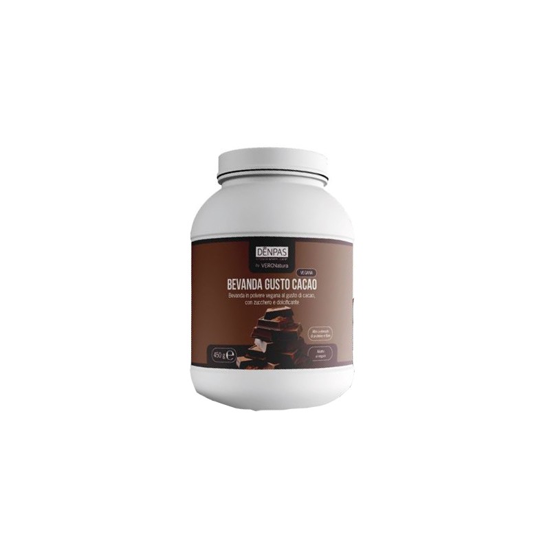 Bevanda vegana cacao per Energia e Sazietà 450 g