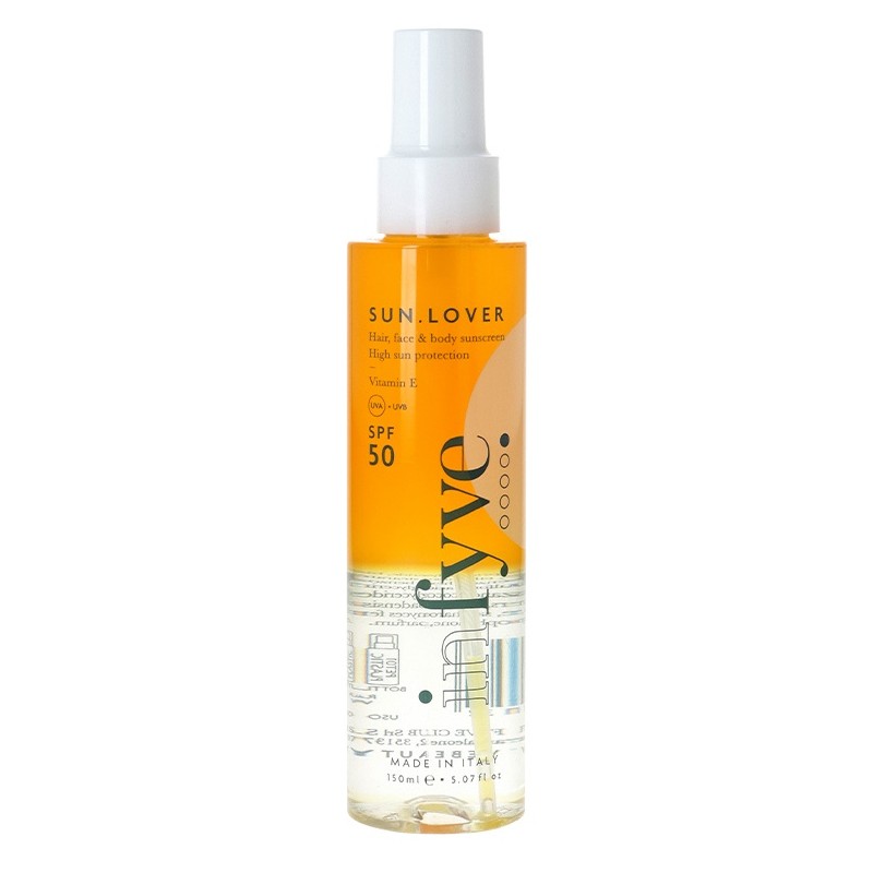 Infyve Beauty Sun,lover Spray Solare SPF50 per Protezione Viso Corpo Capelli 150ml Infyve Beauty Sun,lover Spray Solare SPF50 per Protezione Viso Corpo Capelli 150ml