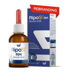 confezione di Riposì Rm Integratore per Sonno e Rilassamento Gocce Orali 30ml confezione di Riposì Rm Integratore per Sonno e Rilassamento Gocce Orali 30ml