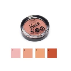 Formato di Purobio Cosmetics Blush Rosa Corallo Matte per Guance Naturali e Lunga Tenuta 5,5g