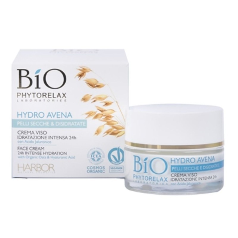 Formato di Hydro Avena Crema Viso Idratazione Intensa per Pelle Secca 50ml