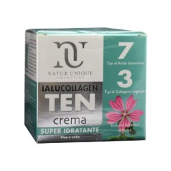 Formato di Natur Unique Ialucollagen Ten Super Idratante Crema Viso Collo per Idratazione Intensa 50ml Formato di Natur Unique Ialucollagen Ten Super Idratante Crema Viso Collo per Idratazione Intensa 50ml