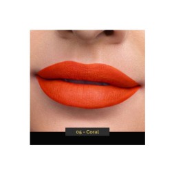 Formato di Infinity Make Up Matt&Fix Lipcolor 05-Coral Rossetto Matt Lunga Durata 1 Rossetto Liquido Formato di Infinity Make Up Matt&Fix Lipcolor 05-Coral Rossetto Matt Lunga Durata 1 Rossetto Liquido