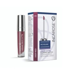 Formato di Incarose Più Volume Liquid Matte 05 Deep Red Rossetto Volumizzante Effetto Matte 4ml Formato di Incarose Più Volume Liquid Matte 05 Deep Red Rossetto Volumizzante Effetto Matte 4ml