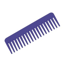 Formato di Beautytime Hair Pettine Rado Colore Viola Formato di Beautytime Hair Pettine Rado Colore Viola