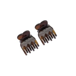 Formato di Beautytime Pinza per Capelli a Micro Tartaruga Formato Piccolo 2 Pezzi Formato di Beautytime Pinza per Capelli a Micro Tartaruga Formato Piccolo 2 Pezzi