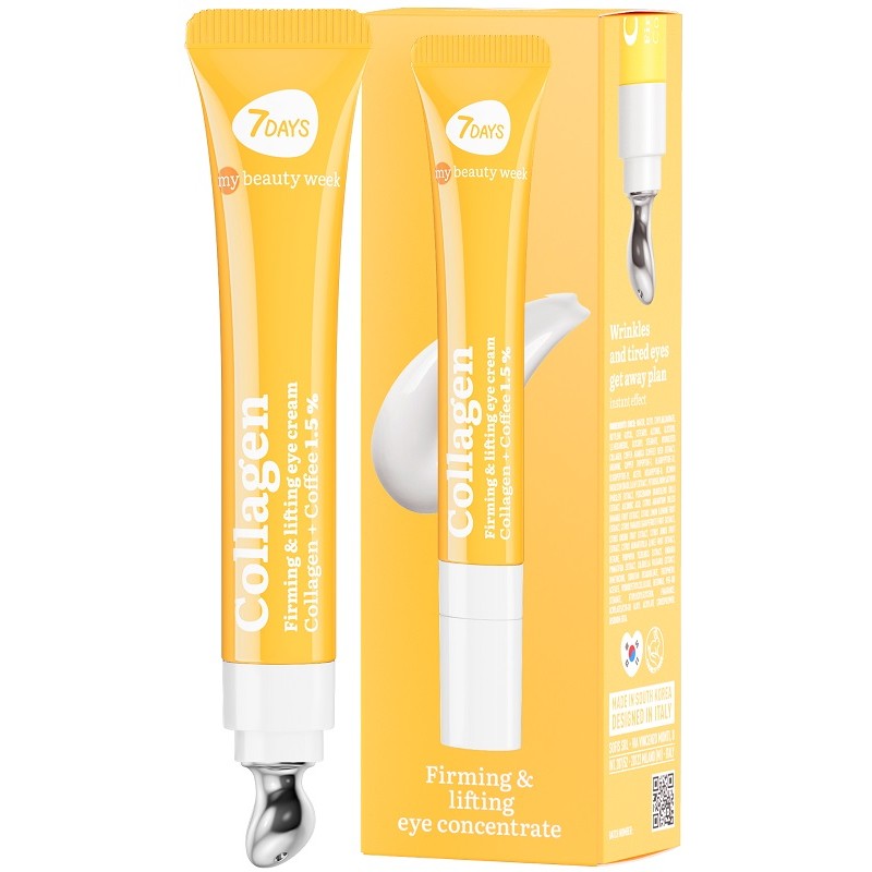 7days Contorno Occhi Collagen Rassodante Liftante per Borse e Occhiaie 18ml 7days Contorno Occhi Collagen Rassodante Liftante per Borse e Occhiaie 18ml