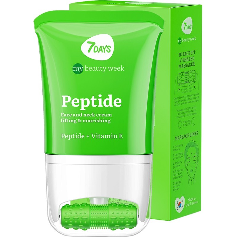 7days Massaggiatore 3d Face Peptide Elasticizzante Rassodante per Rassodare e Ridefinire Viso 80ml