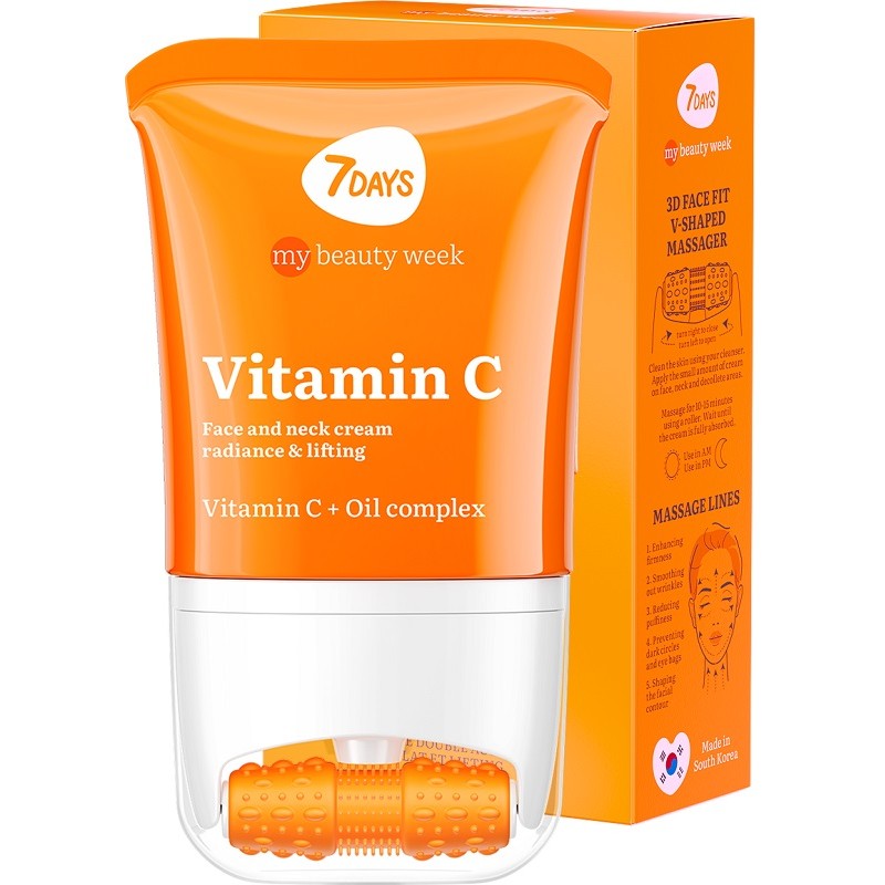 7days Massaggiatore 3d Face Vitamin C trattamento illuminante e tonificante viso 80ml