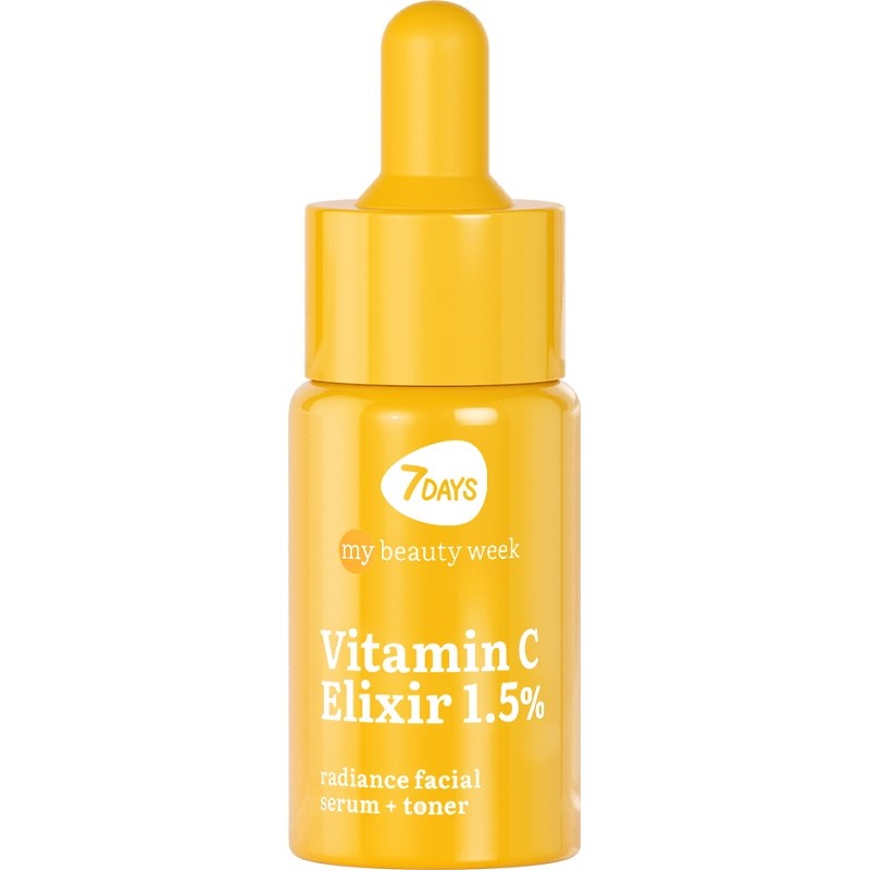 7days Siero Tonico Viso Illuminante Vitamin C Elixir per Pelle Radiosa Flacone 20ml 7days Siero Tonico Viso Illuminante Vitamin C Elixir per Pelle Radiosa Flacone 20ml
