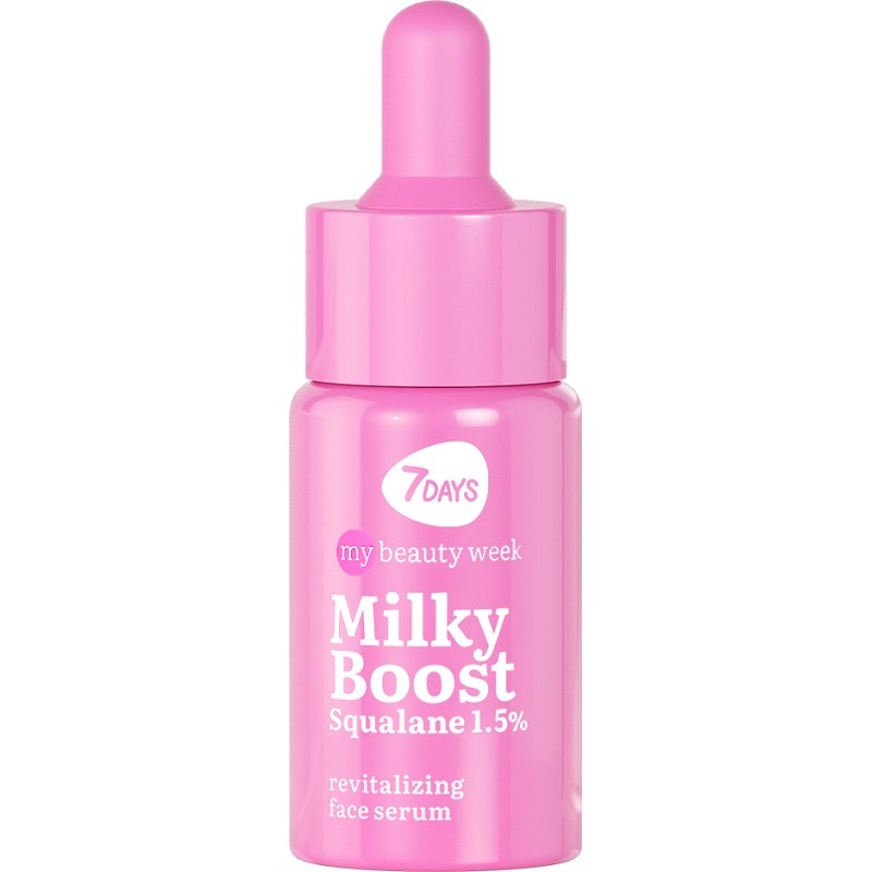 7days Siero Viso Rivitalizzante Milky Boost Squalane per Idratazione e Pelle Luminosa 20ml 7days Siero Viso Rivitalizzante Milky Boost Squalane per Idratazione e Pelle Luminosa 20ml