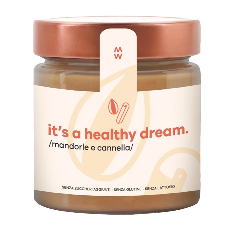 Crema Spalmabile Mandorle & Cannella per Colazione Sana e Senza Glutine 200g Crema Spalmabile Mandorle & Cannella per Colazione Sana e Senza Glutine 200g