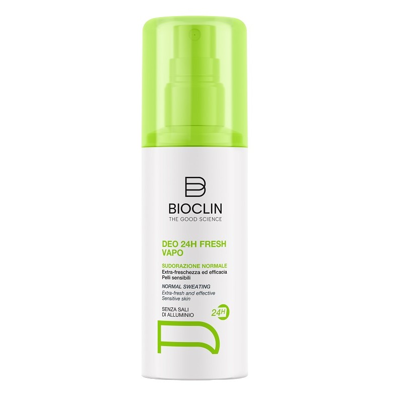 Formato di Bioclin Deo 24h Vapo Fresh Deodorante Spray per Sudorazione e Freschezza 100ml Formato di Bioclin Deo 24h Vapo Fresh Deodorante Spray per Sudorazione e Freschezza 100ml