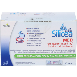 confezione di Hubner Silicea Gastrogel per Disturbi Gastrointestinali 15 Bustine Monodose 15ml confezione di Hubner Silicea Gastrogel per Disturbi Gastrointestinali 15 Bustine Monodose 15ml