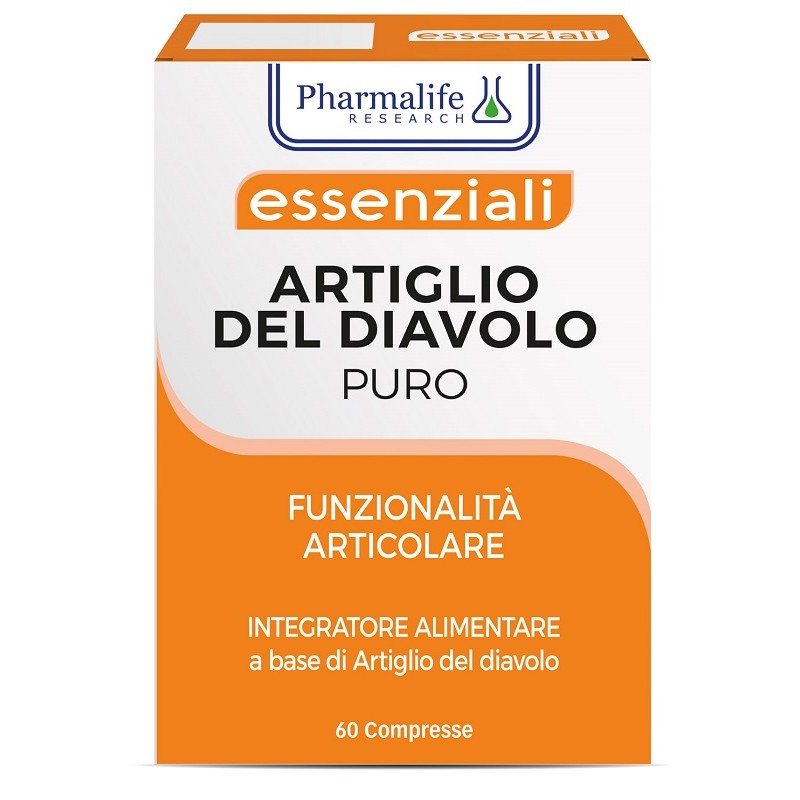 confezione di Pharmalife Artiglio Del Diavolo Puro Integratore per Articolazione 60 Compresse confezione di Pharmalife Artiglio Del Diavolo Puro Integratore per Articolazione 60 Compresse