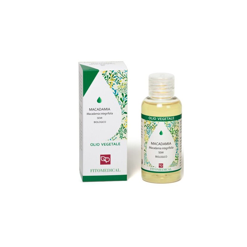 Macadamia Olio Vegetale per Pelle e Capelli 100ml Bio