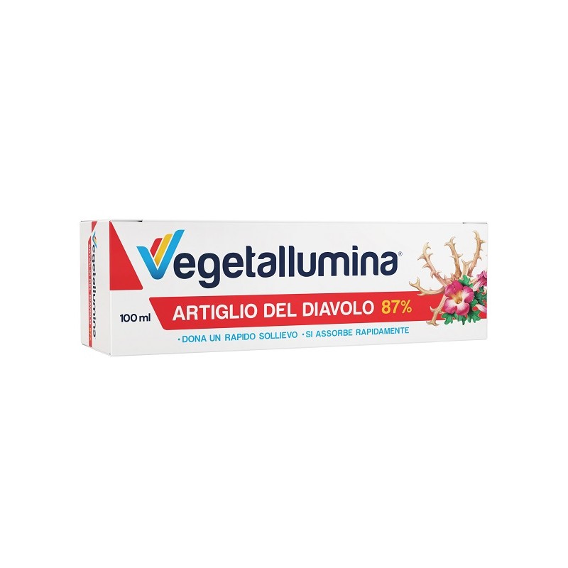 Vegetallumina Artiglio del Diavolo 87% crema per dolori muscolari e articolari 100 ml Vegetallumina Artiglio del Diavolo 87% crema per dolori muscolari e articolari 100 ml