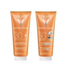 Formato di Vichy Virtual Bundle Latte SPF30 300 ml & Latte Bambini SPF50 300 ml Formato di Vichy Virtual Bundle Latte SPF30 300 ml & Latte Bambini SPF50 300 ml
