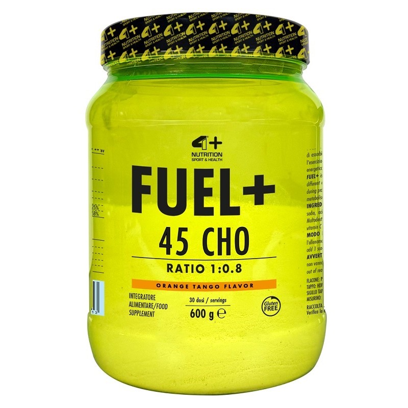 4+ Nutrition Fuel+ 45 Cho Orange Tango per Energia e Resistenza Barattolo da 600 g 4+ Nutrition Fuel+ 45 Cho Orange Tango per Energia e Resistenza Barattolo da 600 g