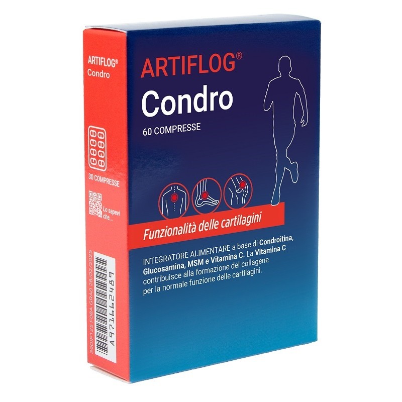 Laboratorio Della Farmacia Artiflog Condro integratore articolazioni 60 compresse Laboratorio Della Farmacia Artiflog Condro integratore articolazioni 60 compresse