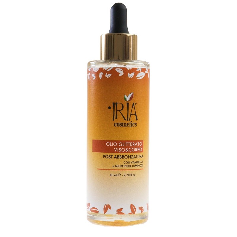Iria Olio Glitterato Viso & Corpo per Pelle Luminosa e Glow Flacone da 80ml Iria Olio Glitterato Viso & Corpo per Pelle Luminosa e Glow Flacone da 80ml