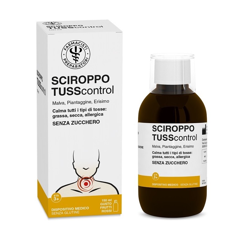 Sciroppo Unifarco Tusscontrol per Tosse Secca e Grassa 150ml