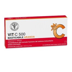 Unifarco Vit C 500 Masticabile Arancia per Difese Immunitarie 20 Compresse Masticabili Unifarco Vit C 500 Masticabile Arancia per Difese Immunitarie 20 Compresse Masticabili