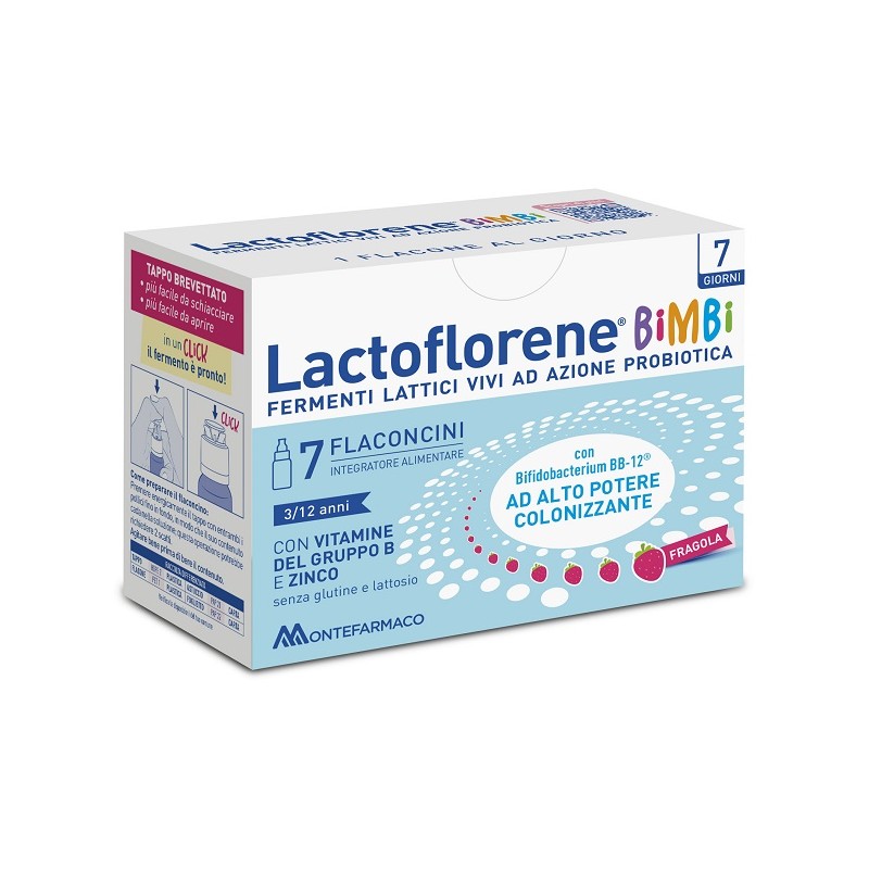 confezione di Lactoflorene Bimbi Fermenti Lattici per Flora Intestinale 7 Flaconcini da 10ml confezione di Lactoflorene Bimbi Fermenti Lattici per Flora Intestinale 7 Flaconcini da 10ml
